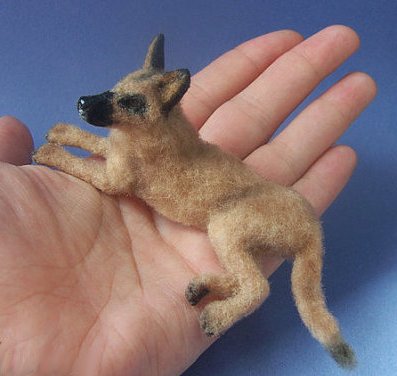 CDHM Gallery of Ina of Malinik Miniatures 1:12 original sculptures, including dogs, animals for dollhouse miniature dollhouses