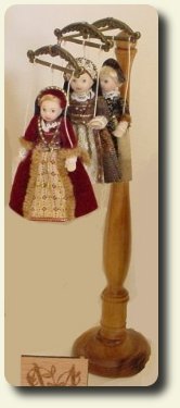 CDHM Artisan Debbie Dixon-Paver of Debbie Cooper Dolls makes 1:24 scale dolls fully dressed for the dollhouse miniature collector