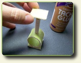 CDHM Artisan Christine Wex of CWPoppets Dolls and Miniatures shows you how to Make A 1:12 Cat Scratching Post for dollhouse in 1:12 scale