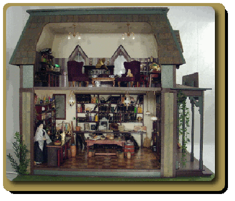 CDHM Featured dollhouses in miniature, CDHM The Miniature Way, October 2010 featured dollhouses in miniature