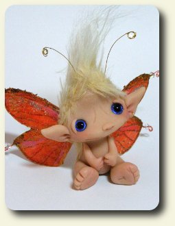 CDHM artisan Amber Matthies creating under the business name of Trollflings creates fantasy art dolls and trolls