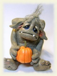 CDHM artisan Amber Matthies creating under the business name of Trollflings creates fantasy art dolls and trolls