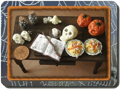 CDHM artisan Stephanie Kilgast of Petit Plat Miniatures makes 1:12 scale foods for the dollhouse miniature collector
