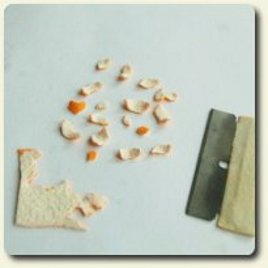 CDHM artisan Hanna Lindroth doing business as Mini Chef shows you a how-to on making peeled oranges in dollhouse 1:12 scale