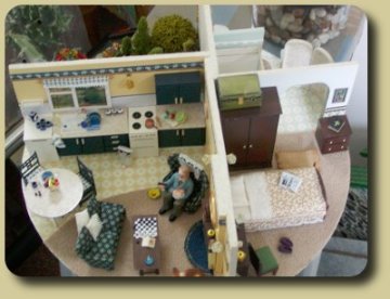 CDHM artisans creating 144 scale dollhouse miniatures