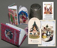 CDHM artisan Ann Vanture of PaperMinis creates a variety of 1:12 scale dollhouse miniature kits