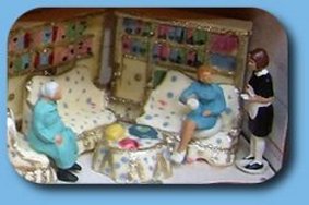 CDHM Artisans Valbuena Miniaturas creates 1/12 and 144 scale dollhouses miniature furniture and roomboxes