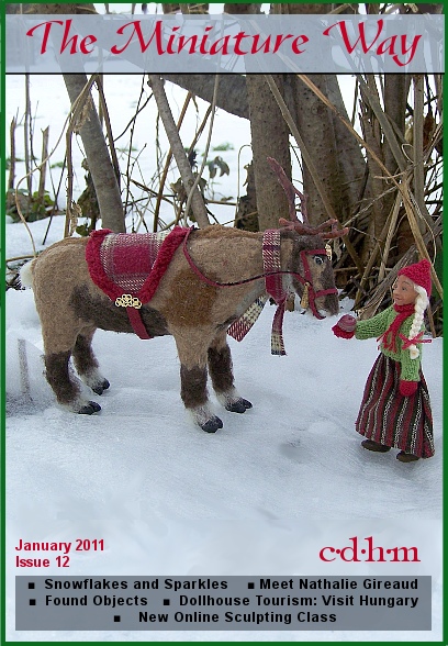 CDHM online magazine of doll and dollhouse miniature artisans