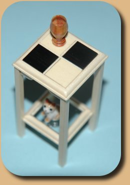 CDHM Artisan Tom Walden dollhouse miniature furniture maker in 1:12 scale, custom furniture