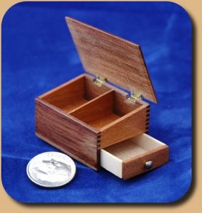 CDHM Artisan Tom Walden dollhouse miniature furniture maker in 1:12 scale, custom furniture