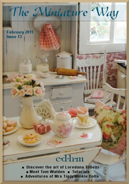 CDHM online magazine of doll and dollhouse miniature artisans