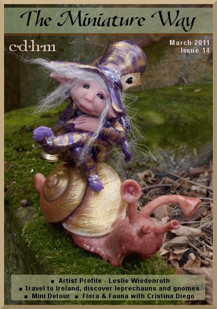 CDHM online magazine of doll and dollhouse miniature artisans