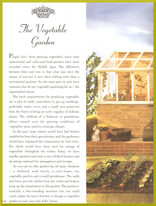 Book review of The Dolls' House Gardener, by Lionel Barnard and Michael Hinchcliffe, Published by David and Charles in 1999. 176 pages