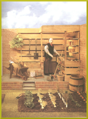 Book review of The Dolls' House Gardener, by Lionel Barnard and Michael Hinchcliffe, Published by David and Charles in 1999. 176 pages