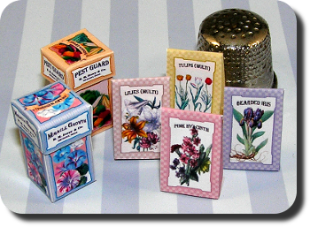 CDHM Artisan Ann Vanture creating dollhouse miniatures from printed high quality paper