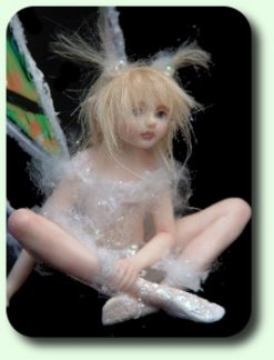 CDHM Artisan Kim Fillio hand sculpts 1:12 dolls and fairies in dollhouse scale