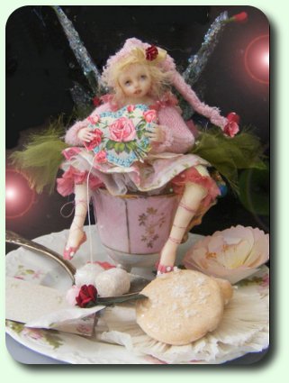 CDHM Artisan Kim Fillio hand sculpts 1:12 dolls and fairies in dollhouse scale