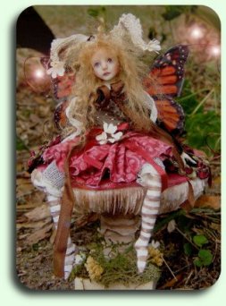CDHM Artisan Kim Fillio hand sculpts 1:12 dolls and fairies in dollhouse scale