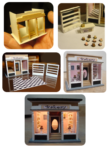 CDHM online magazine, the miniature way small scale 144, 1/24 scale and 1:48 dollhouse miniatures