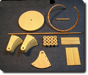 CDHM Artisan Don Lorenzen creates 1:12 handmade spiral staircase kits for the dollhouse