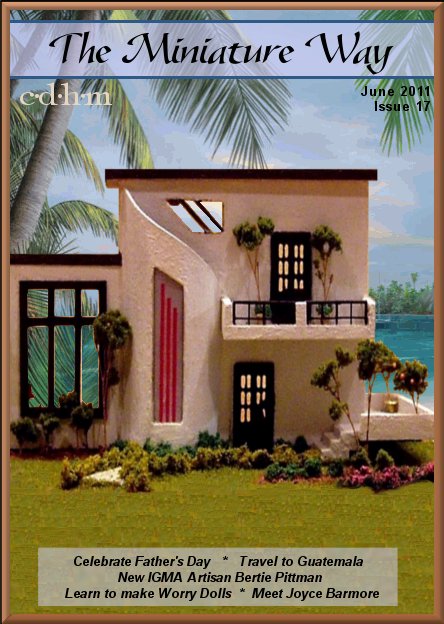 CDHM online magazine of doll and dollhouse miniature artisans