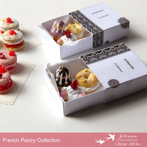 Visit Miniaturist Oiseau deNim Dollhouse Miniature Art Sculptures' CDHM Gallery CDHM Gallery of Oiseau deNim Dollhouse Miniature Art Sculptures makes 1:12 hand-sculpted polymer clay foods for the dollhouse miniature setting