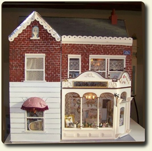 Customized 1:12 Scale Dollhouse by French artisan Beatrice Thierus