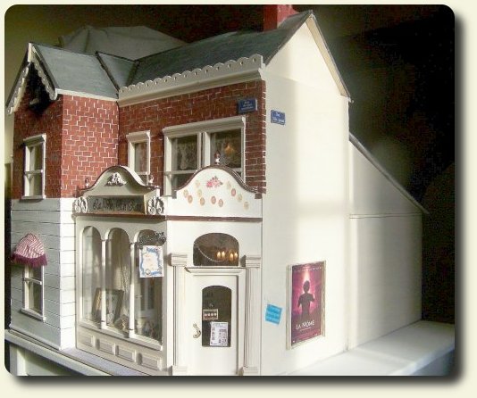 Customized 1:12 Scale Dollhouse by French artisan Beatrice Thierus