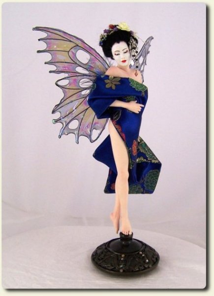 CDHM artisan Phyllis Morrow art dolls and polymer clay dragons