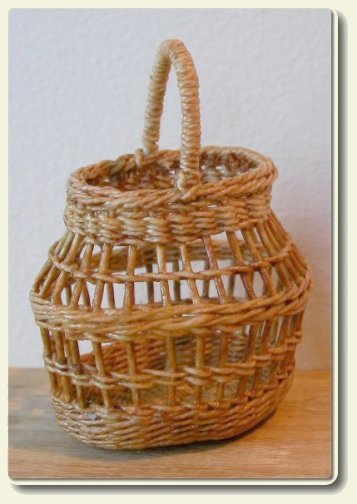 CDHM artisan Lidi Stroud 1:12 scale handmade baskets