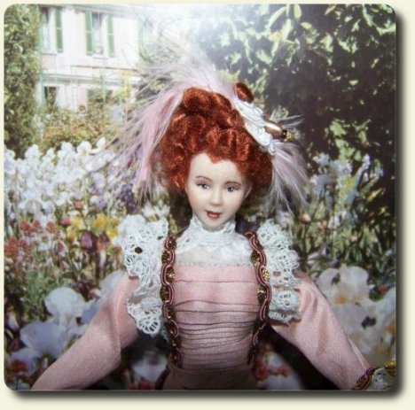 CDHM artisan Beatrice Thierus 1:12 scale porcelain dolls