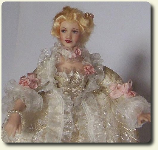 CDHM artisan Beatrice Thierus 1:12 scale porcelain dolls