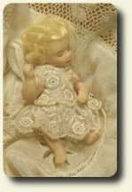 CDHM artisan Beatrice Thierus 1:12 scale porcelain dolls