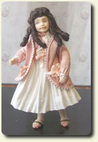 CDHM artisan Beatrice Thierus 1:12 scale porcelain dolls