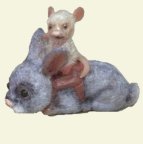 CDHM artisan Aleah Klay, miniature sculpted art animals, fantasy sculptures