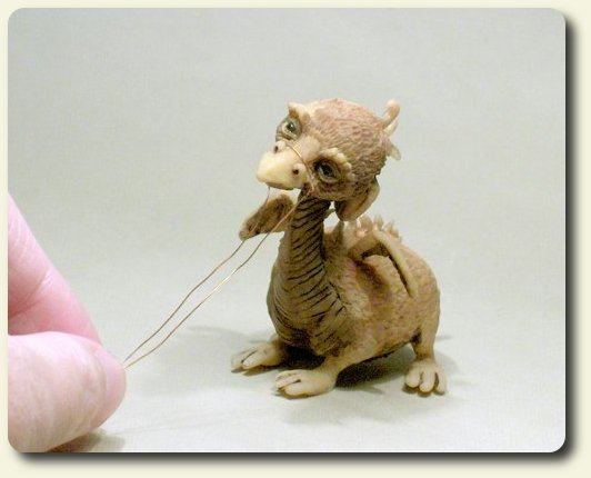 CDHM artisan Aleah Klay, miniature sculpted art dolls, fantasy sculptures