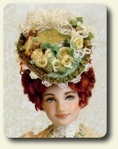 CDHM artisans Elisa Fenoglio, miniature porcelain dolls in 1:12 scale