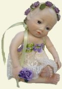 CDHM artisan Sue Anne McConnell of Toodle Socks Art Dolls