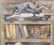cdhm Jana Rowntree aka grimdeva creates spooky and haunted dollhouse scale miniatures in 1:12 scale