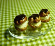 cdhm dollhouse miniature forum, nyann has created 1:12 scale cream puffs for the dollhouse 