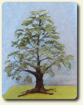 Hand made trees in 1:6 to 1:12 scale by CDHM artisan Ceynix Trees and Landscaping
