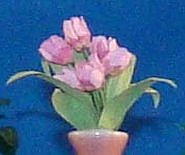 CDHM forum member, Martie aka martietyler created these 1:12 pink tulips