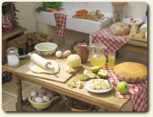 CDHM artisan Gosia Suchodolska 1:12 food preparation table
