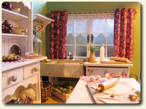 CDHM artisan Gosia Suchodolska 1/12 kitchen and preparation table