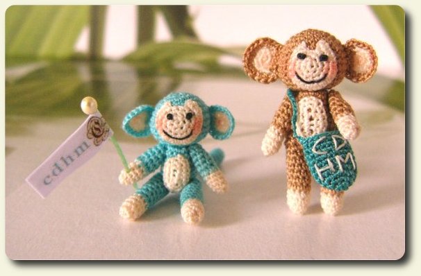 CDHM mascots by Mariella Vitale of Muffa Miniatures
