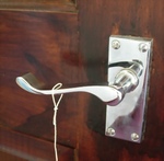 Using a door handle