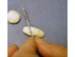 Creating cracks in the french loaf dollhouse miniature bread