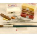 Basic supplies Supplies used to make a spooky witch broom for your dollhouse