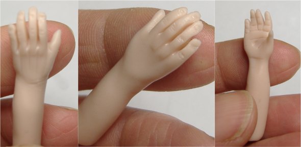 Learn to sculpt miniature 1:12 scale dolls hands for female, male and elderly variations with Artisan Julie Campbell