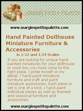 Margies Petite Palette advertises with CDHM The Miniature Way